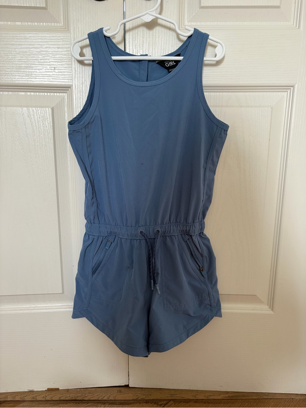 Athleta Dusty Blue Sleeveless Girls' Romper